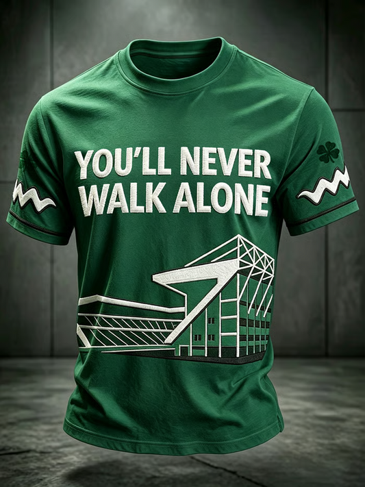 Men's football Lover Celtic Printed short sleeves t-shirt