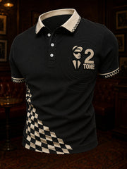 Men's 2-Tone Ska Music Lover Printed Shirt