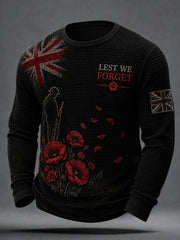 Men's Remembrance Day Waffle Top