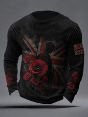 Men's Remembrance Day Waffle Top