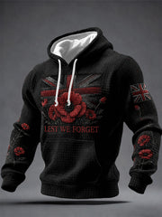 Men's Remembrance Day Printed Hoodie