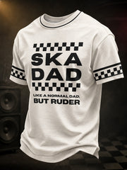 Men's Ska Revival Style Printed T-shirt