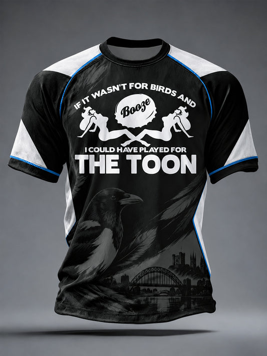 Men's Football Fan Printed Short Sleeve T-shirt