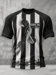 Men's Football Fan Print Geordie T-shirt