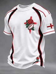 Men's England Rugby Lover Printed short sleeves t-shirt
