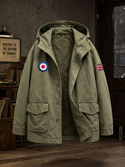 Men's UK Music Lover Mods Art Printed Coat