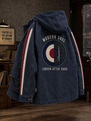Men's UK Music Lover Mods Art Printed Coat