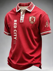 Men's Gift For Soccer Fans Liverpool Print polo shirt