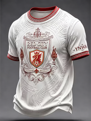 Men's Gift For Soccer Fans Liverpool Print short sleeves t-shirt
