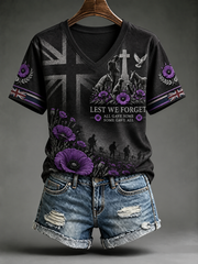 Women's Remembering The Animals Of War Short-sleeved T-shirt