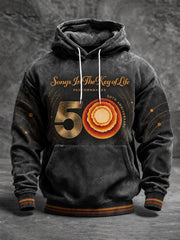 Men's 50 Years Of Songs In The Key Of Life Printed Hoodie