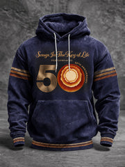 Men's 50 Years Of Songs In The Key Of Life Printed Hoodie
