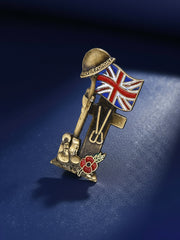Unisex Remembrance Day Poppy Brooch
