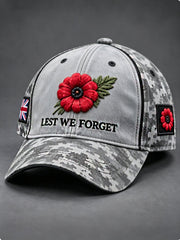 Unisex  Remembrance Day Lest We Forget  Hat