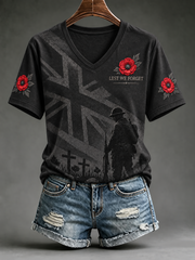 Women's Remembrance Day Short-sleeved T-shirt
