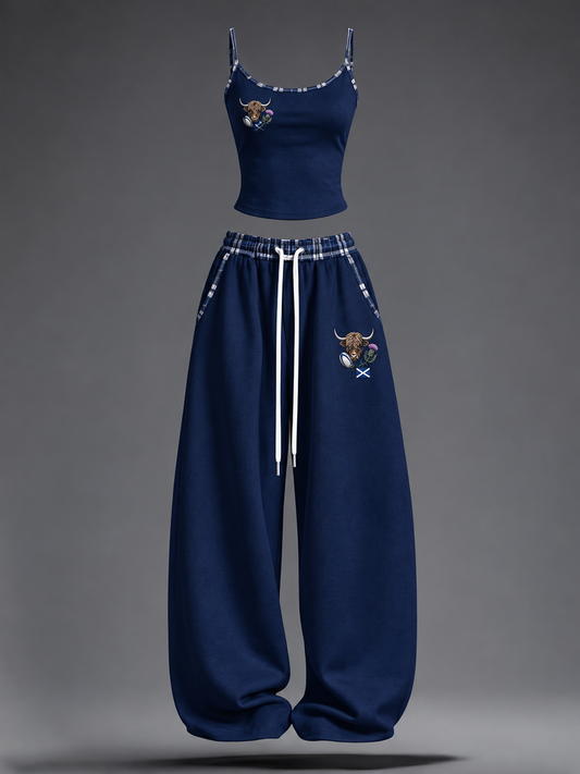 Women's Scottish rugby fans Printed Sets