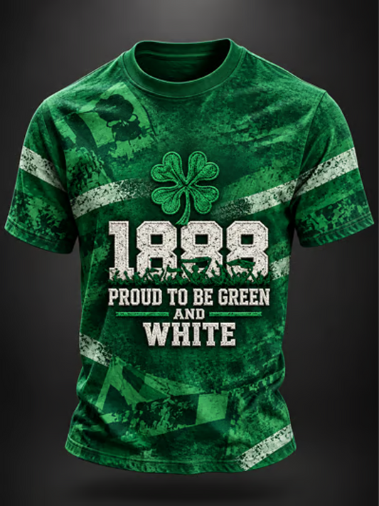 Men's football Lover Celtic Printed short sleeves t-shirt