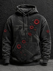 Men's Lest We Forget Printed Hoodie