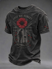 Men's Lest We Forget Printed T-shirt