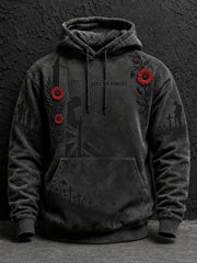 Men's Lest We Forget Printed Hoodie