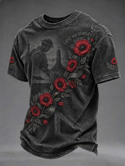 Men's Lest We Forget Printed T-shirt