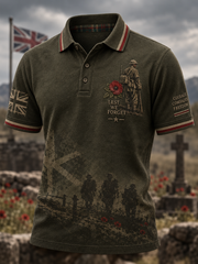 Men's British Veteran Printed polo shirt