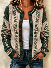 Women's Celtic style Cardigan-Style coat