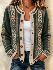 Women's Celtic style Cardigan-Style coat