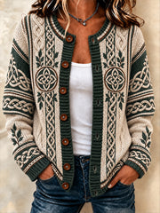 Women's Celtic style Cardigan-Style coat