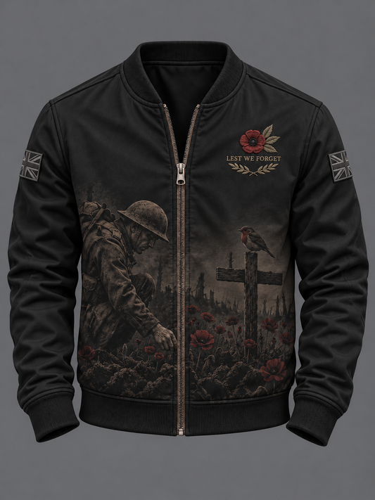 Men's Remembrance Day Zip-Up Jacket