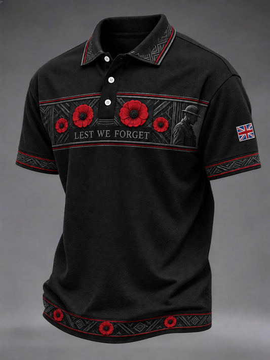 Men's Lest We Forget Printed Shirt