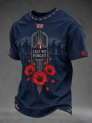 Men's Lest We Forget Printed T-Shirt
