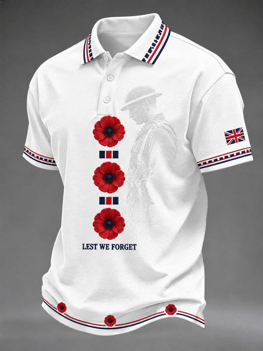 Men's Lest We Forget Printed Shirt