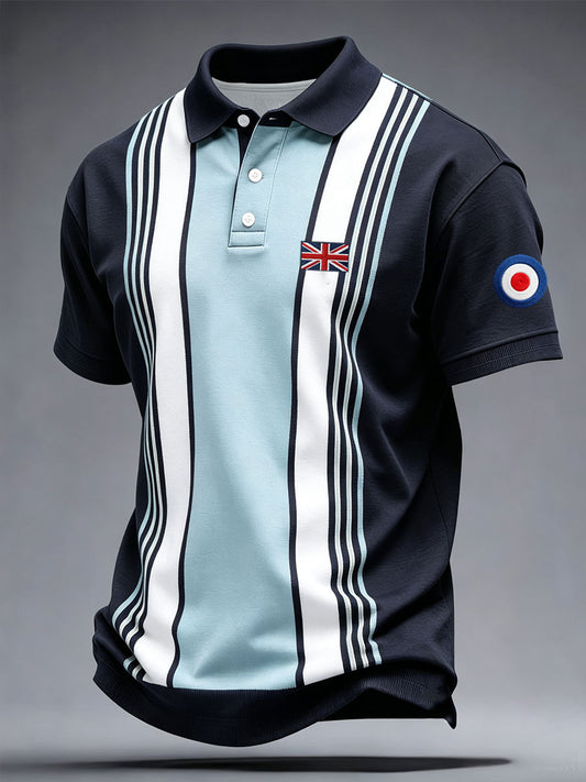 Men's UK Music Lover Mods Art Printed Casual Tops