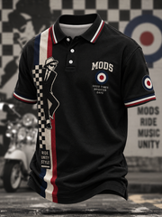 Men's Mods Culture UK Music Lover Printed polo shirt