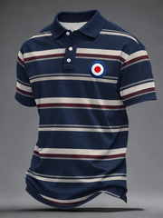 Men's UK Music Lover Mods Culture Printed polo shirt