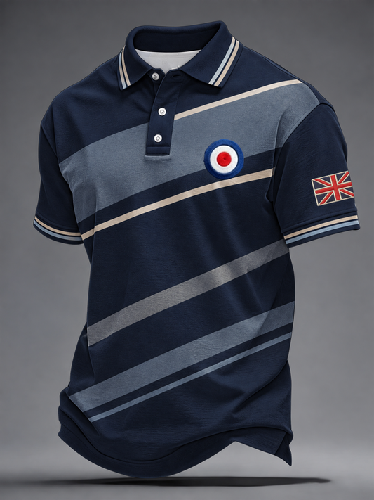 Men's UK Music Lover Mods Culture Printed polo shirt