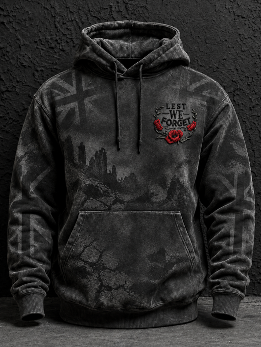 Men's Remembrance Day Lest We Forget  Hoodie