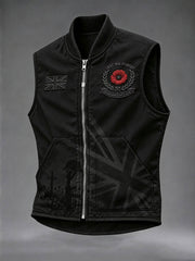 Men's Lest We Forget Print Vest