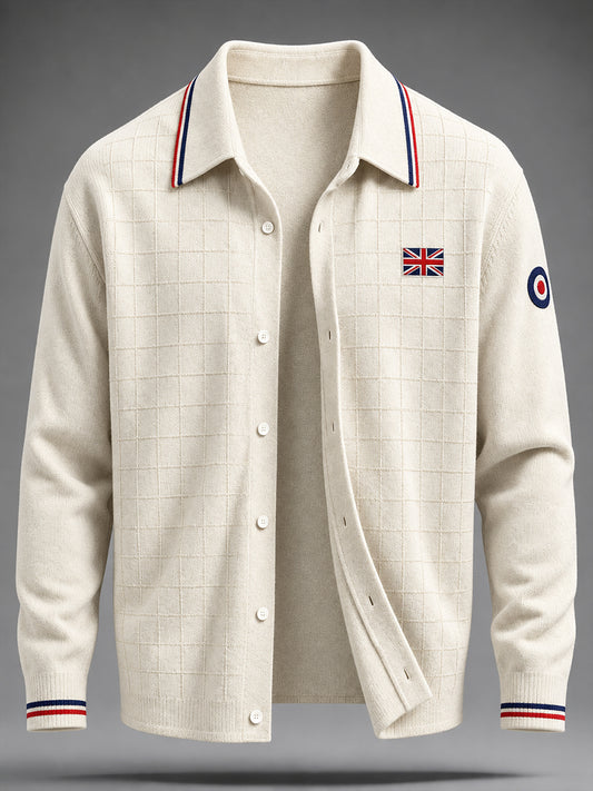 Men's UK Music Lover Mods Art Printed Coat