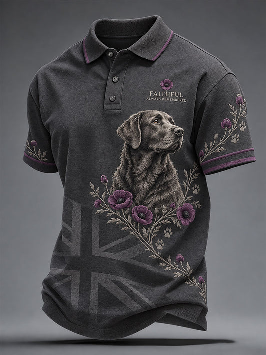 Men's They Had No Choice Military Dog Print Shirt