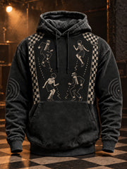 Men's Ska Revival Style Printed Hoodie