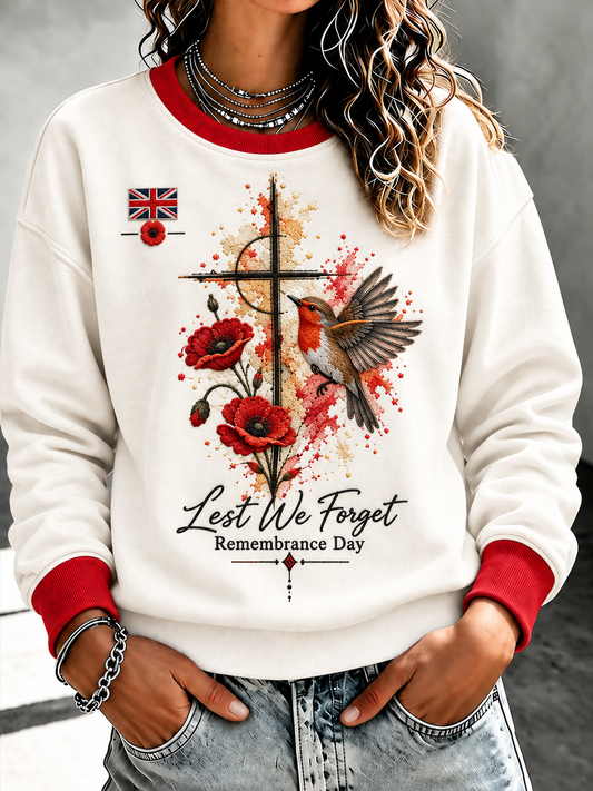 Women's Remembrance Day Regular Sweatshirt