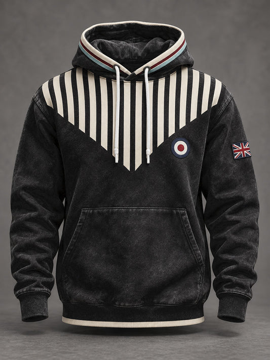 Men's UK Music Lover Mods Art Printed Hoodie