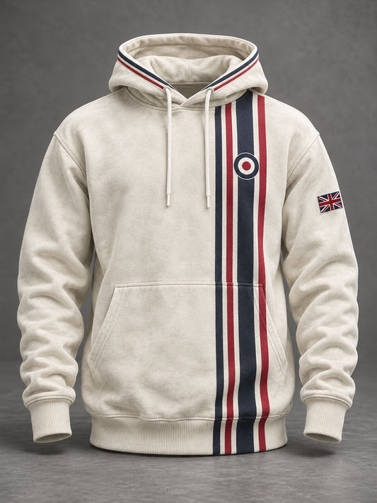 Men's UK Music Lover Mods Art Printed Hoodie