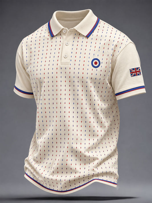 Men's UK Music Lover Mods Art Printed Casual Tops