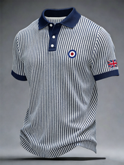 Men's UK Music Lover Mods Culture Printed polo shirt