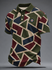 Men's UK Music Lover Mods Culture Printed polo shirt