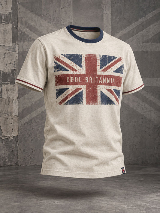 Men's Cool Britannia UK Culture Art Printed T-shirt