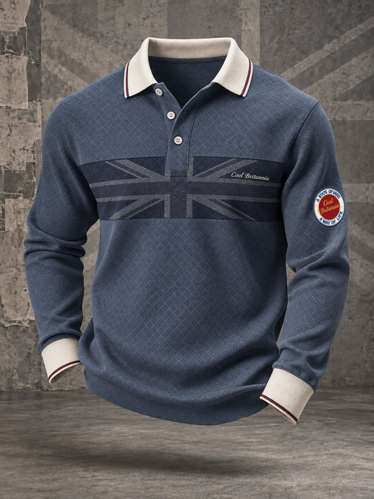 Men's Cool Britannia UK Culture Art Printed Casual Tops